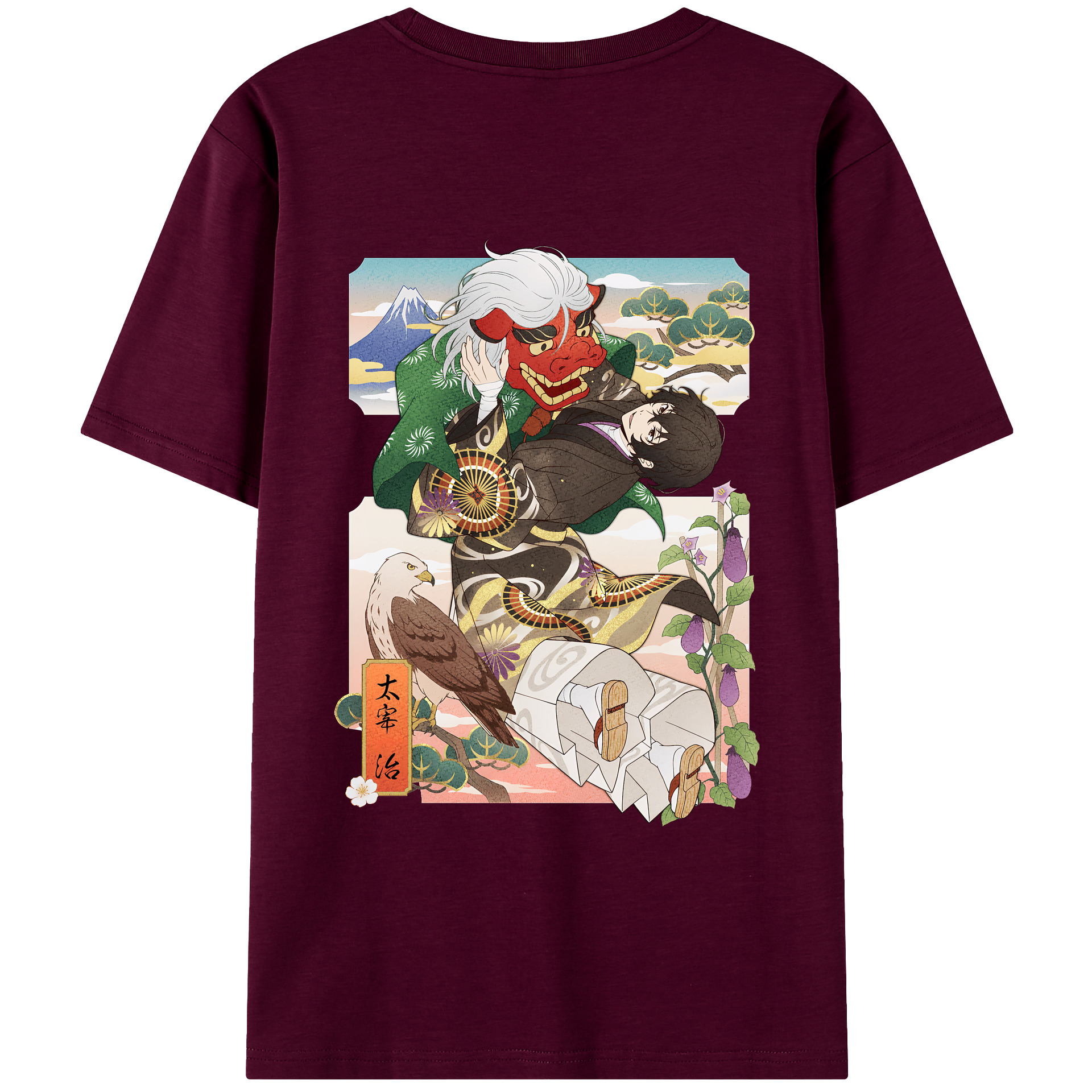 文豪ストレイドッグス Bungo Stray Dogs レディース半袖Tシャツ(バックプリント)